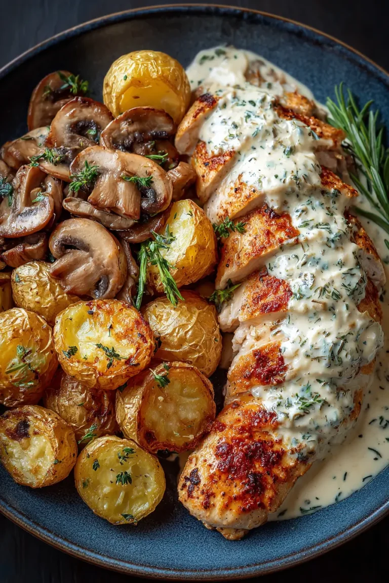 creamy mushroom chicken recipe