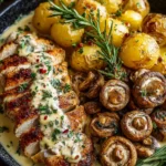 creamy mushroom chicken recipe
