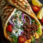 High Protein Mediterranean Ground Beef Wrap 3 recipespromax
